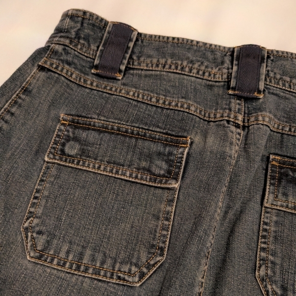 Bass Jeans Knee-Length Denim Utility Skirt – Size 6 – Dark Wash - Picture 8 of 14